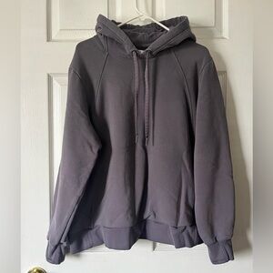 Athleta Charcoal Hoodie size 1x with zip front pockets